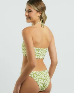 Bikinis*Billabong Palm Grove Hike Bikini Bottom Celery