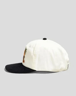 Headwear*Rhythm Palm Island Cord Cap Stone / Black