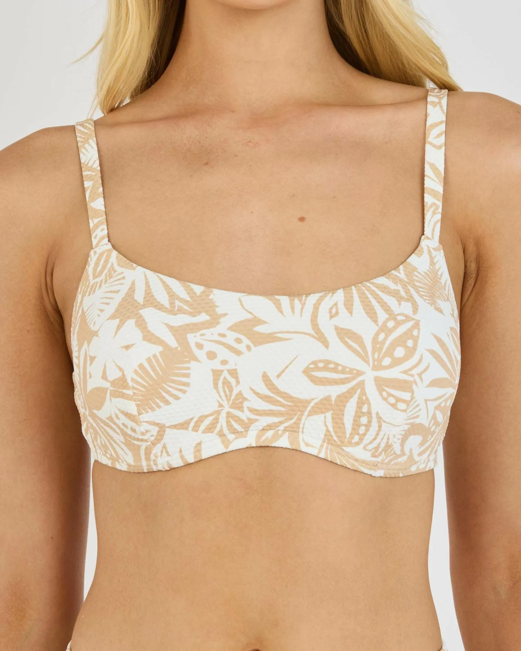 Palm Palm Hidden Underwire D Cup Bikini Top Women Bikinis