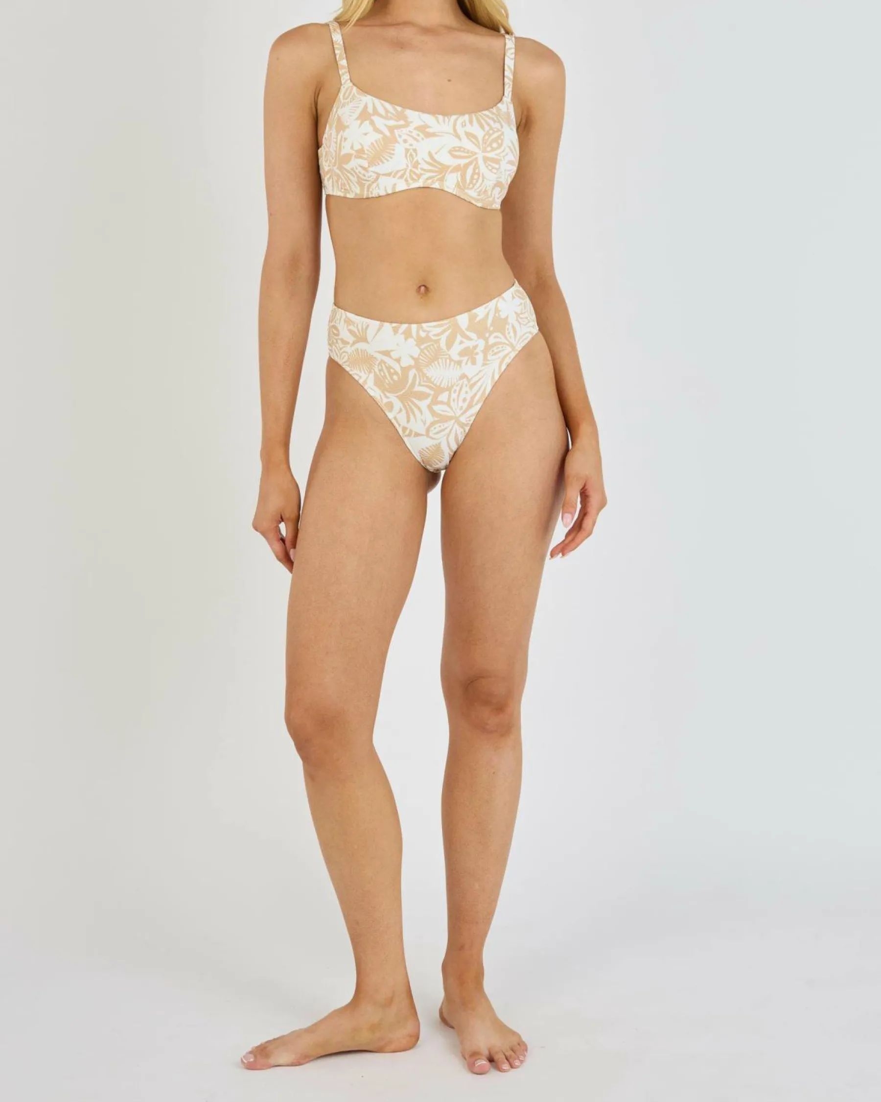 Palm Palm Hidden Underwire D Cup Bikini Top Women Bikinis