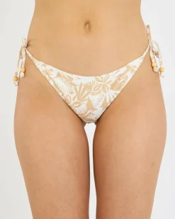 Online Palm Palm Tie Side Bikini Bottom Women Bikinis
