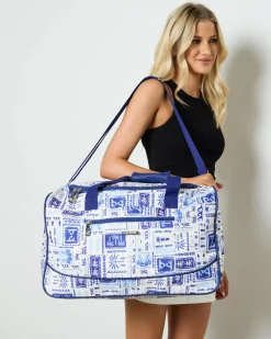 Travel Accessories|Bags*Mooloola Palmera Overnight Bag Blue/white