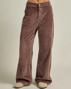 Palmy Cord Pants Women Bottoms