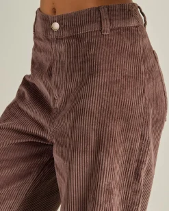 Palmy Cord Pants Women Bottoms