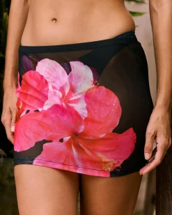 Beach Covers & Overswim*Kaiami Paradise Cover Up Black/pink