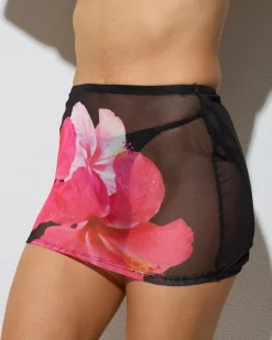 Beach Covers & Overswim*Kaiami Paradise Cover Up Black/pink