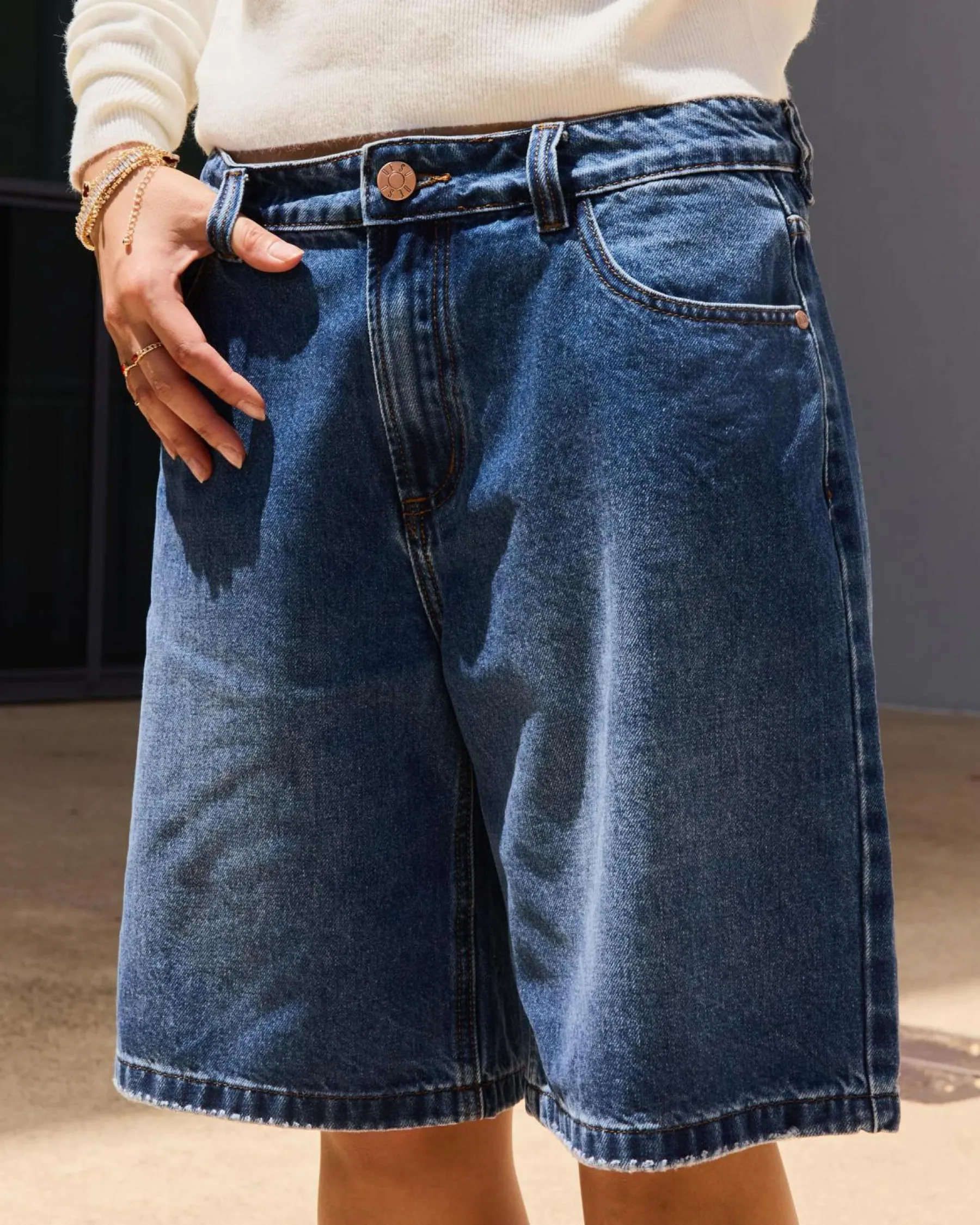 Discount Paris Jort Shorts Women Denim
