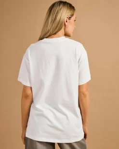 Tops*All About Eve Parisien Oversized T-Shirt Vintage White