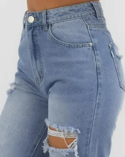 Denim|Bottoms*DESU Parker Jeans Mid Blue
