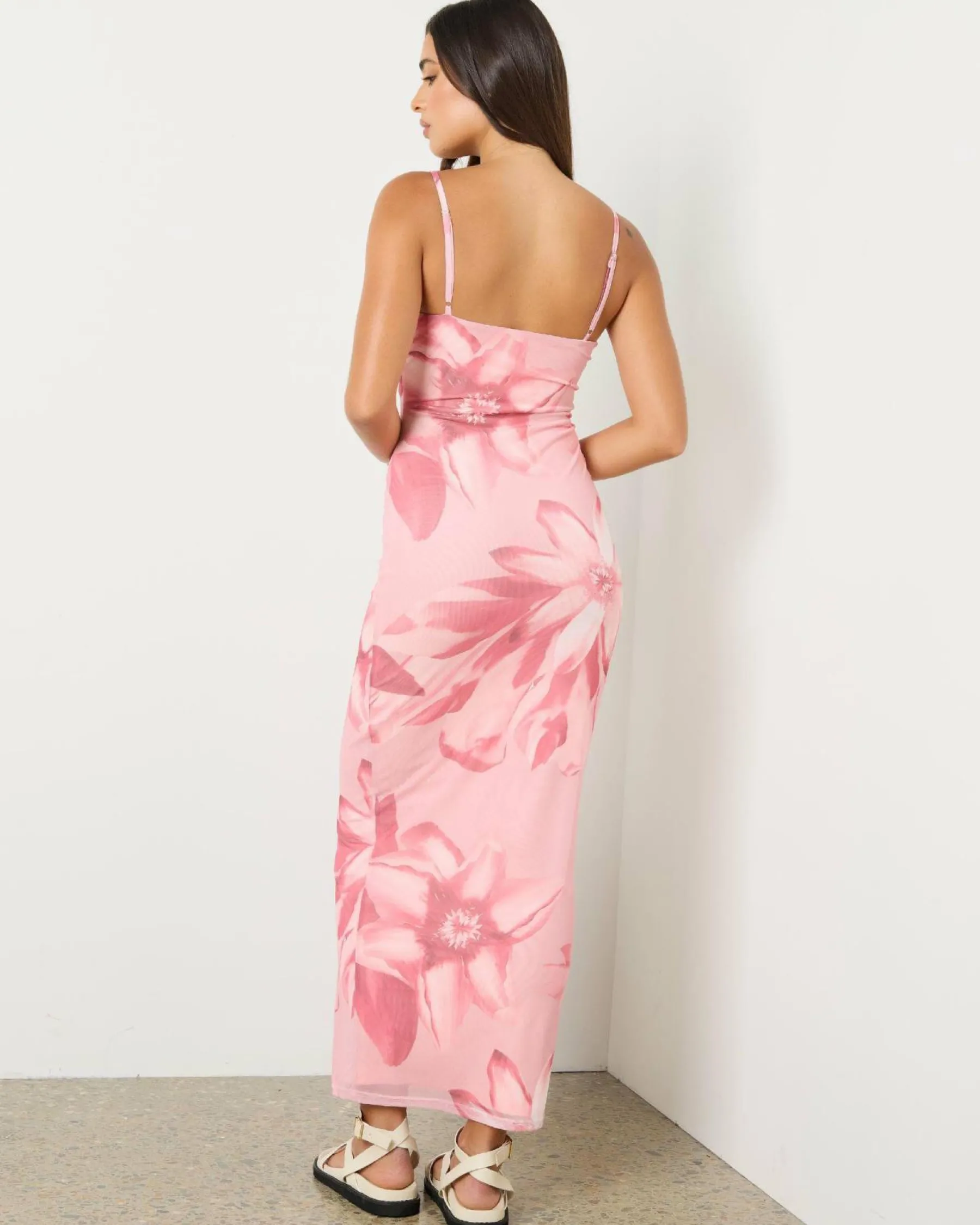 Dresses*Ava And Ever Parker Maxi Dress Pink Print
