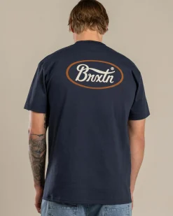 Tops & T-Shirts*Brixton Parsons T-Shirt Navy