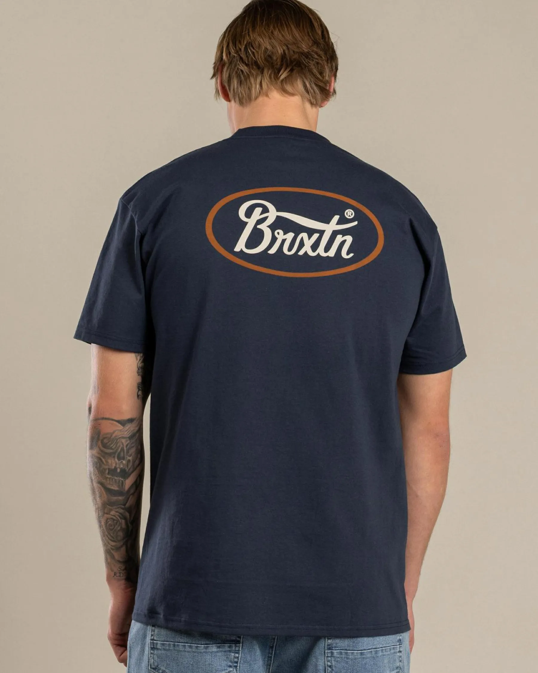 Tops & T-Shirts*Brixton Parsons T-Shirt Navy
