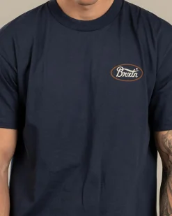 Tops & T-Shirts*Brixton Parsons T-Shirt Navy
