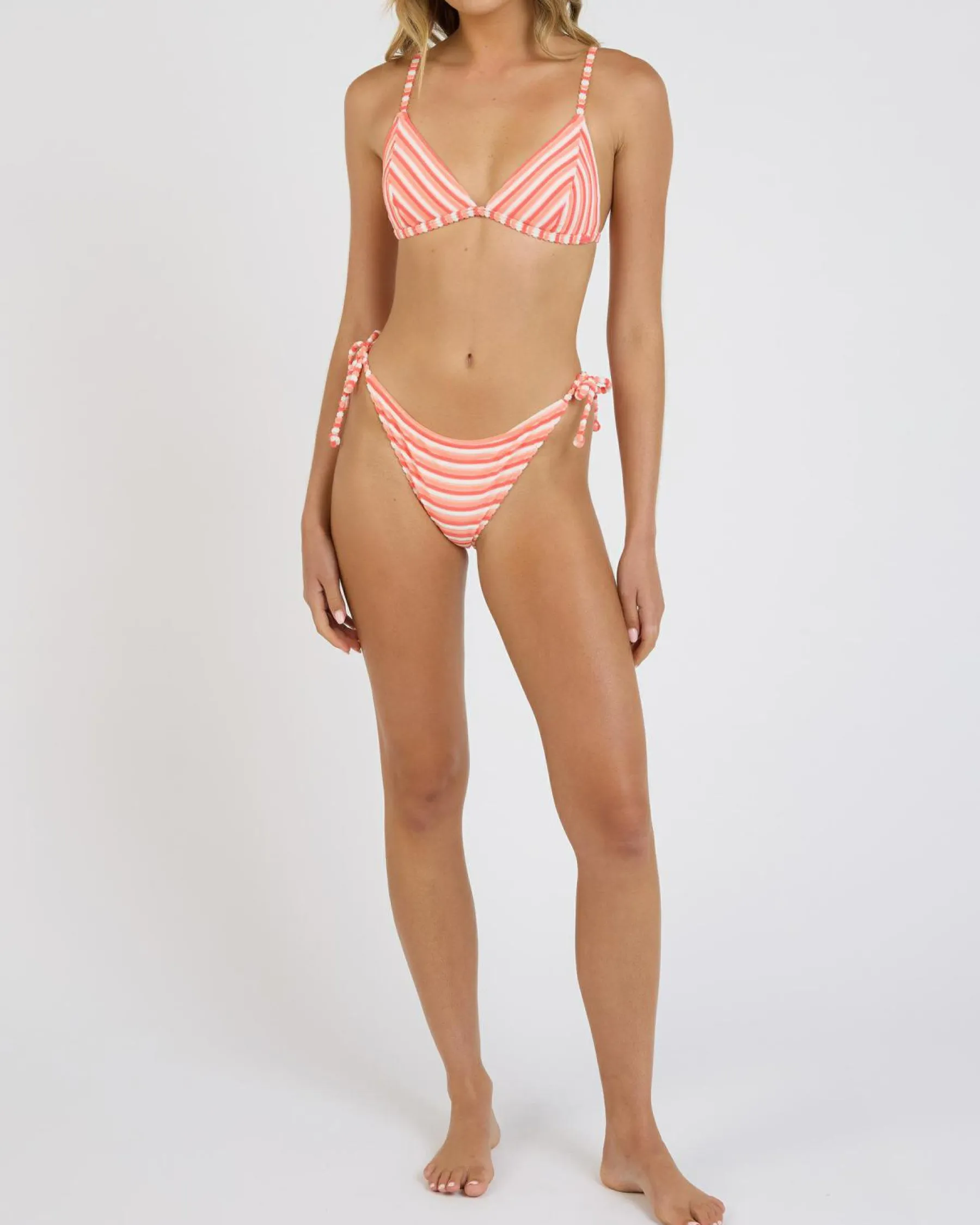 Bikinis*Roxy Party Wave 2 Fixed Triangle Bikini Top Dubarry