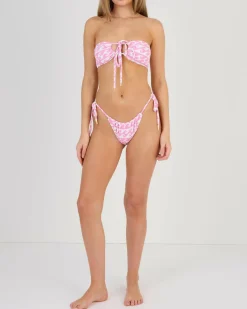 Bikinis*Billabong Party Wave Drew 2Way Bikini Top Pink