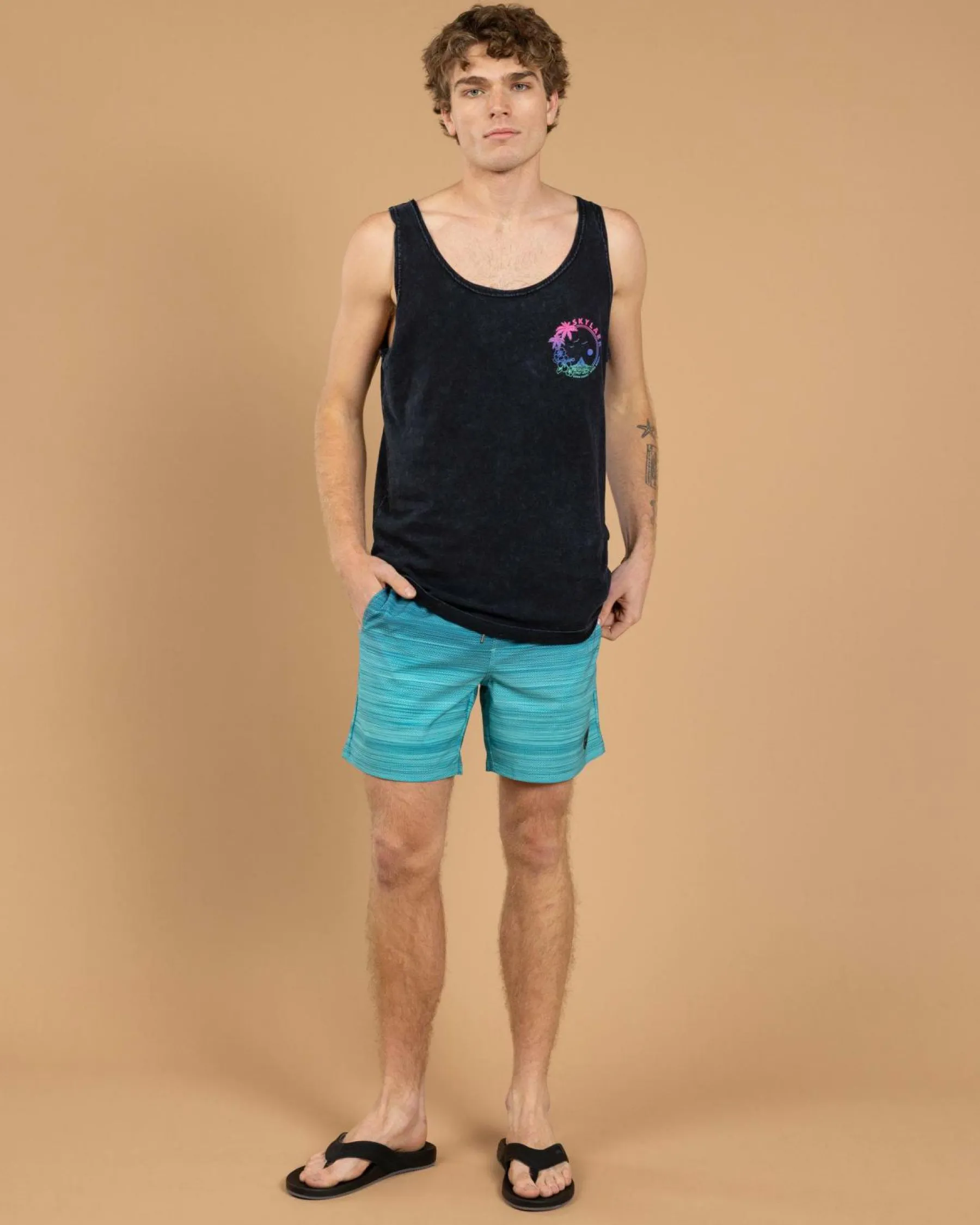 Shorts & Bottoms*Skylark Passage Elastic Waist Shorts Blue/mint