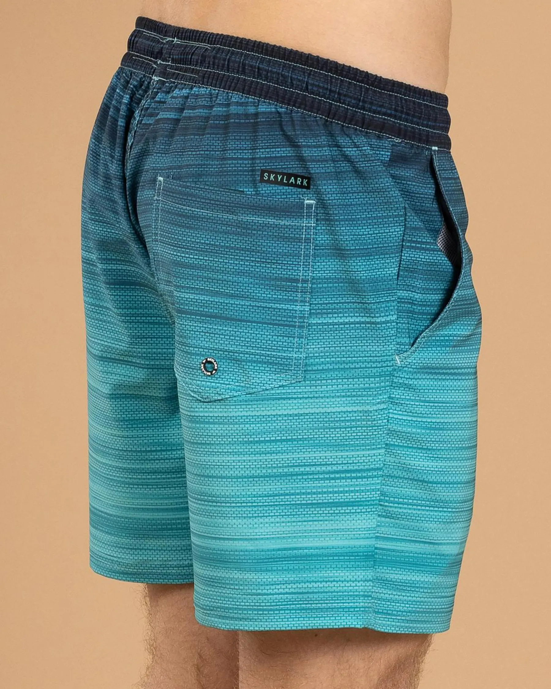 Shorts & Bottoms*Skylark Passage Elastic Waist Shorts Blue/mint