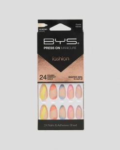 Online Swirls Press on Fake Nail Pack Women Face & Body|Beauty & Hair