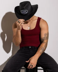 New Patch Cowboy Hat Women Headwear|Headwear