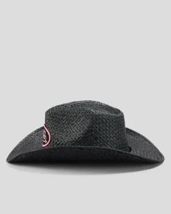 Headwear|Headwear*Von Dutch Patch Cowboy Hat Black/pink