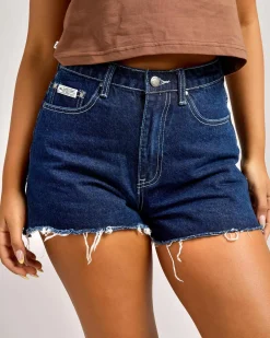 Sale Penny Kick Flare Denim Shorts Women Denim|Bottoms