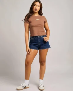 Sale Penny Kick Flare Denim Shorts Women Denim|Bottoms