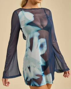 New Penny Mesh Cover Up Women Beach Covers & Overswim