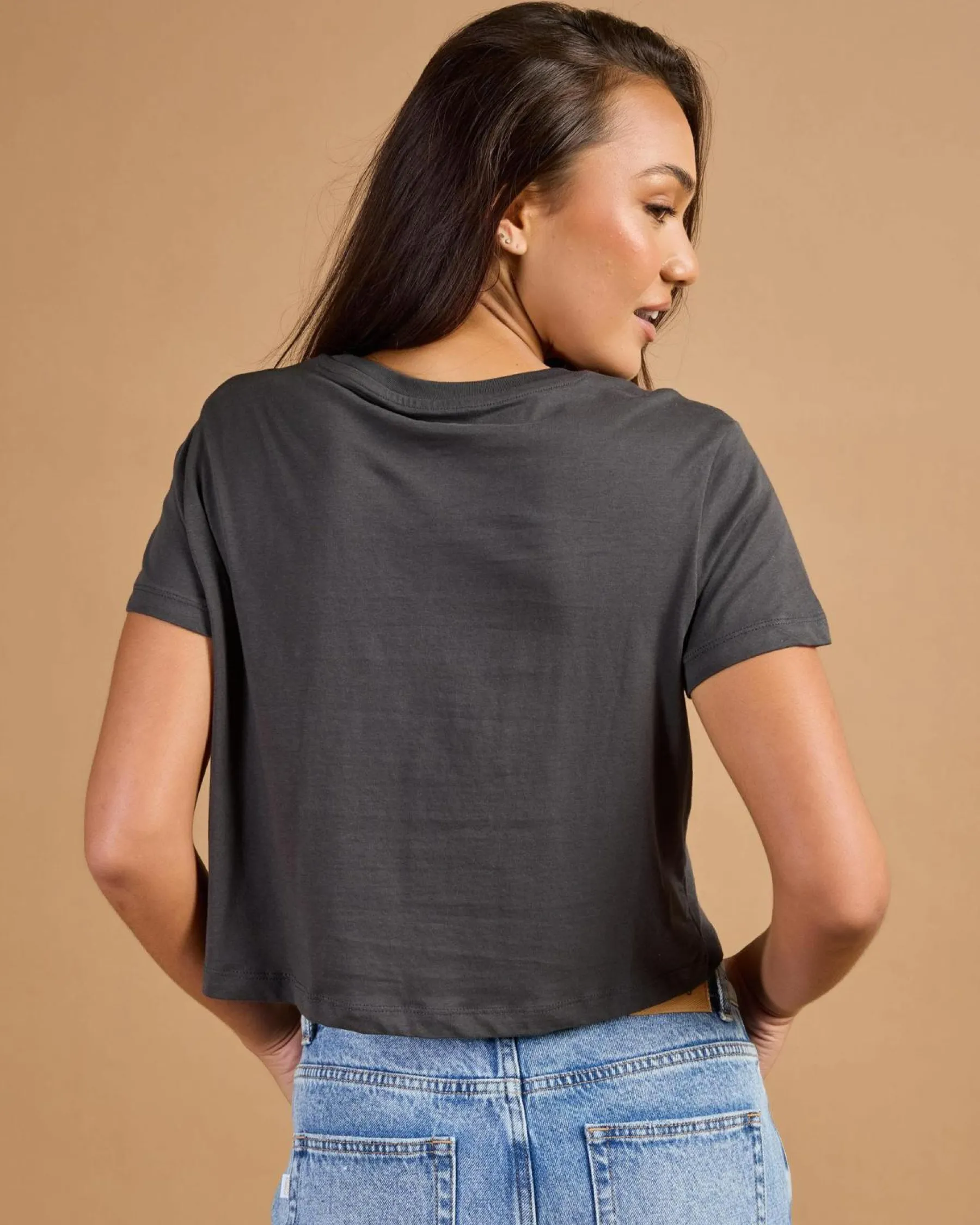 Best People Speak Cropped T-Shirt Women Tops