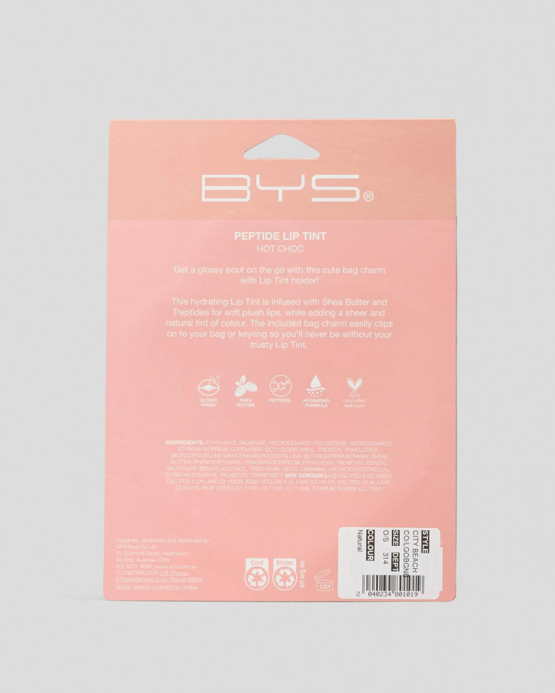 Hot Peptide Lip Tint with Heart Charm Women Face & Body|Beauty & Hair