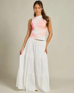 Tops*Mooloola Percy Top Pink/orange