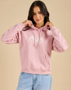 Jumpers & Hoodies*Roxy Perfect Place Hoodie Bleached Mauve