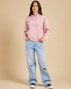 Jumpers & Hoodies*Roxy Perfect Place Hoodie Bleached Mauve
