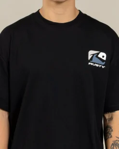 Tops & T-Shirts*Rusty Phenom T-Shirt Black 2