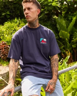 Tops & T-Shirts*Rusty Phenom T-Shirt Navy Blue