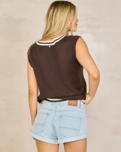 Outlet Pheonix Low Rise Denim Mini Shorts Women Bottoms