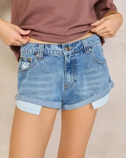 Hot Pheonix Low Rise Denim Mini Shorts Women Bottoms