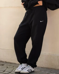 Sets|Activewear*Nike Phoenix High-Waisted Oversized Track Pants Black/sail