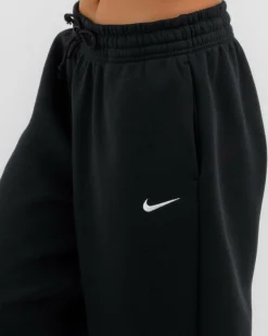 Sets|Activewear*Nike Phoenix High-Waisted Oversized Track Pants Black/sail