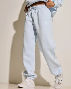 Sets|Activewear*Nike Phoenix High-Waisted Oversized Track Pants Blue Tint/sail