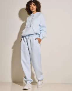 Sets|Activewear*Nike Phoenix High-Waisted Oversized Track Pants Blue Tint/sail