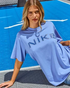 Tops*Nike Phoenix T-Shirt Royal Pulse