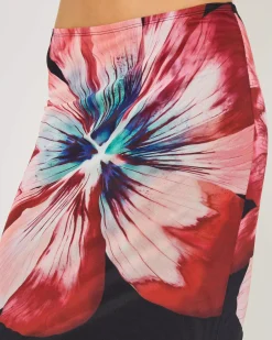 Bottoms*Ava And Ever Phuket Maxi Skirt Black/pink Floral