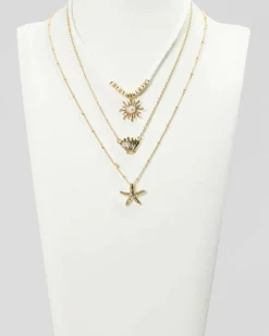 Jewelry*Karyn In LA Pia Necklace Pack White/gold