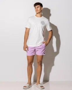 Board Shorts|Shorts & Bottoms*RVCA Pigment Elastic Waist Shorts Dusty Pink