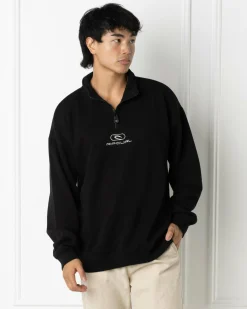 Clearance Pill Icon 1/4 Zip Crewneck Sweatshirt Hoodies & Sweatshirts