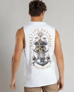 Tops & T-Shirts*Salty Life Pillager Muscle Tank White