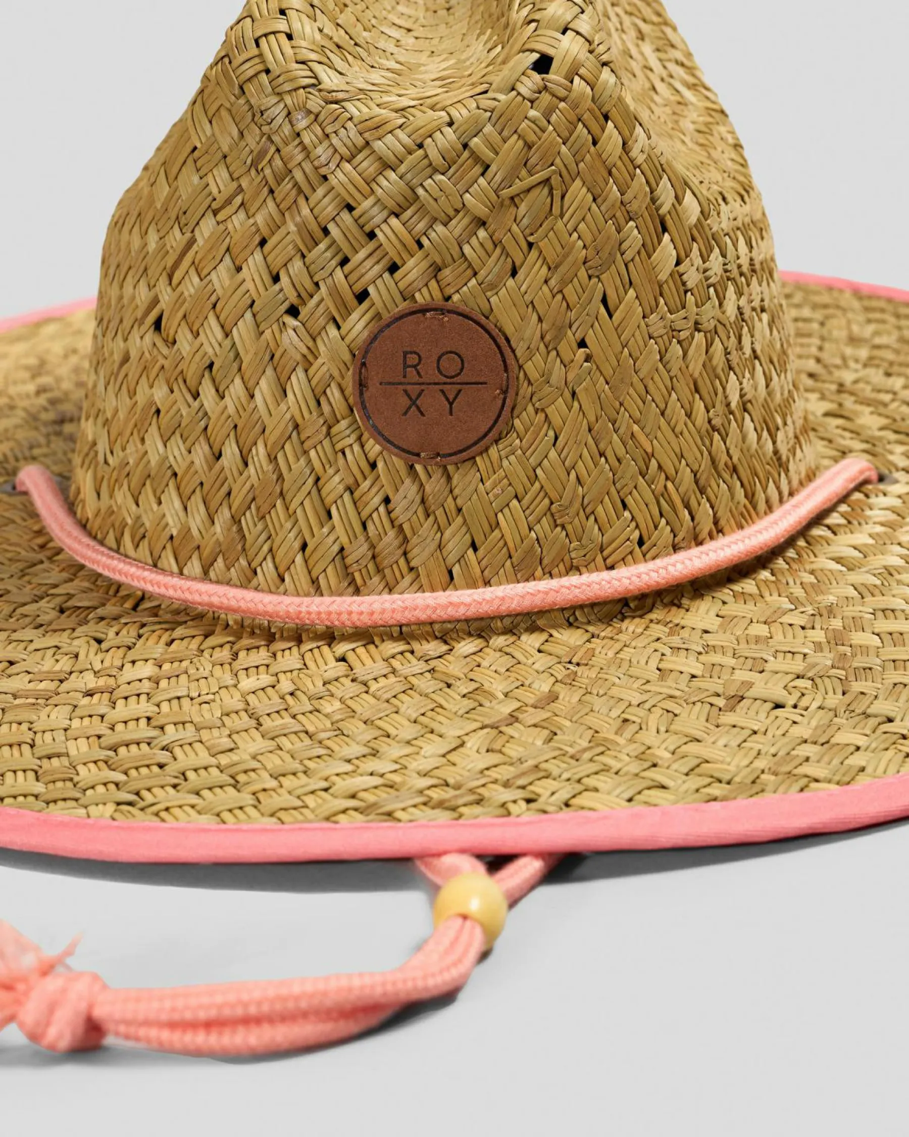 Headwear*Roxy Pina To My Colada Solid Panama Desert Flower