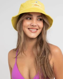 Headwear*Vodka Cruiser Cord Bucket Hat Pineapple