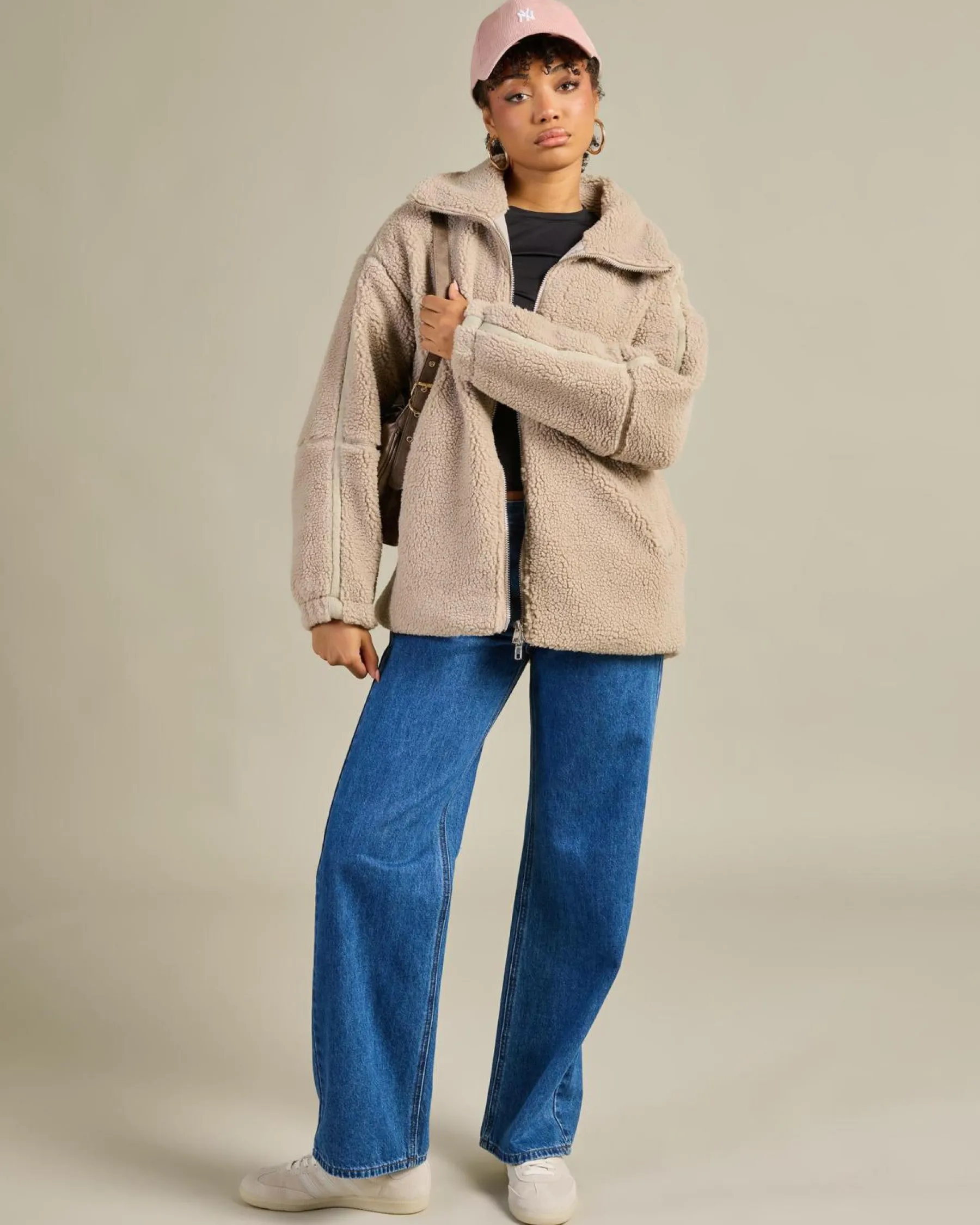 Jackets & Coats*Ava And Ever Pinnacle Faux Fur Jacket Taupe