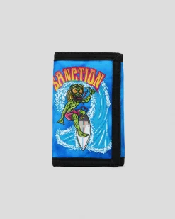 Wallets|Wallets*Sanction Pipeline Trifold Wallet Blue Tie Dye